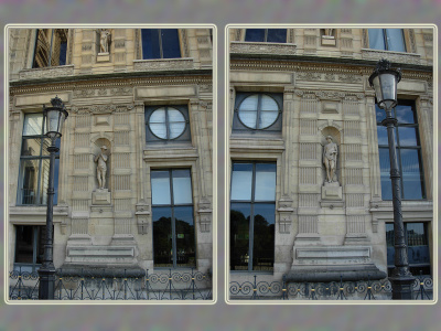 Porte des Lions, Louvre, côté jardin du Carrousel