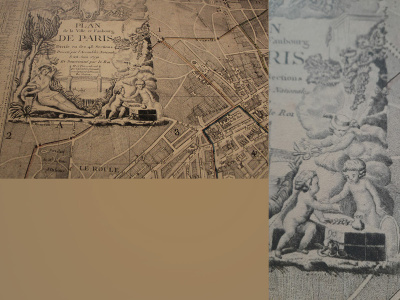 Plan des 48 sections - Musée Carnavalet, 23, rue de Sévigné.