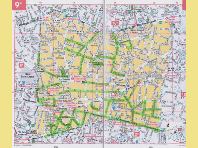 Plan du 9ème arrondissement