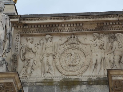 Arc de Triomphe du Carrousel, jardin du Carrousel