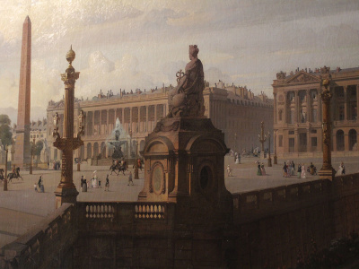 La Place de la Concorde. Musée Carnavalet, 23, rue de Sévigné, 2ème étage.