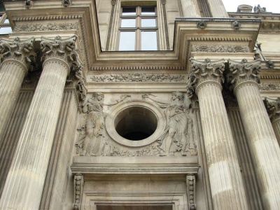 Louvre, Pavillon Richelieu, cour Napoléon