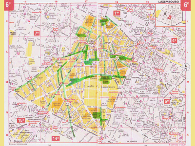 Plan du 6ème arrondissement