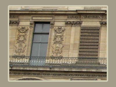 Entre la porte de Lesdigières et le Pavillon de la Trémoïlle, Louvre, quai François Mitterrand