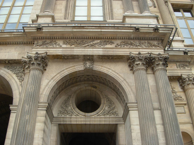 Louvre,  Cour Carrée, tour de l’Horloge