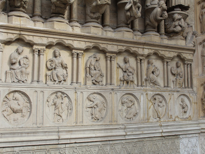 Porche central de Notre-Dame de Paris