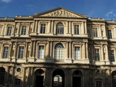 Entrée du Louvre, rue de Rivoli, Cour Carrée, Porte Marengo