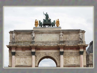 Arc de Triomphe du Carrousel, jardin du Carrousel