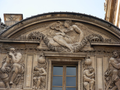 Louvre,  Cour Carrée, tour de l’Horloge