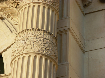 Bâtiment des Arts décoratifs, Louvre, côté jardin