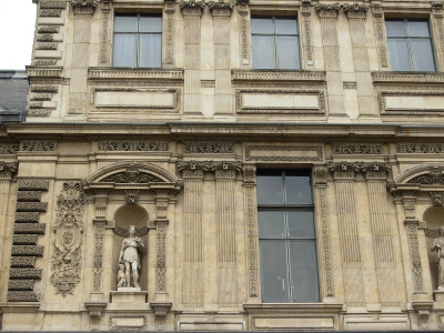 Pavillon de la Trémoïlle, Louvre, jardin du Carrousel