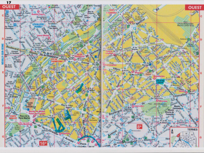 Plan du 17ème arrondissement